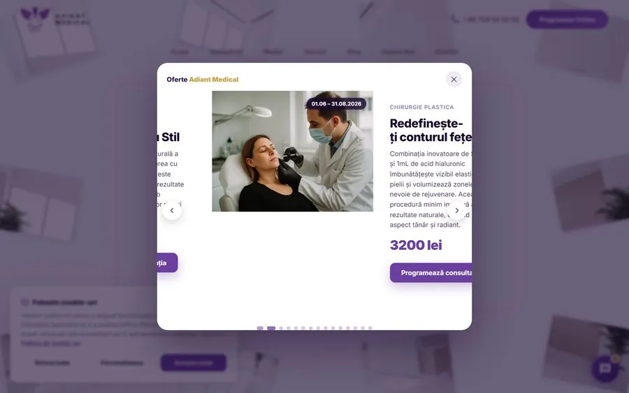 Site de prezentare, exemplu Flowmatic